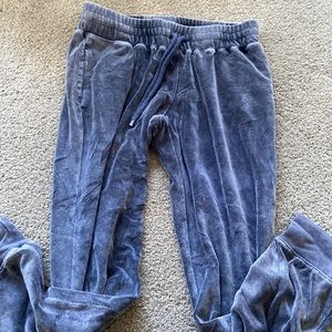 Velour joggers